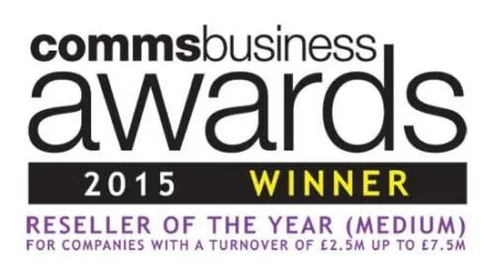 CommsBusiness Awards Winner Reseller of the Year (Medium) 2015